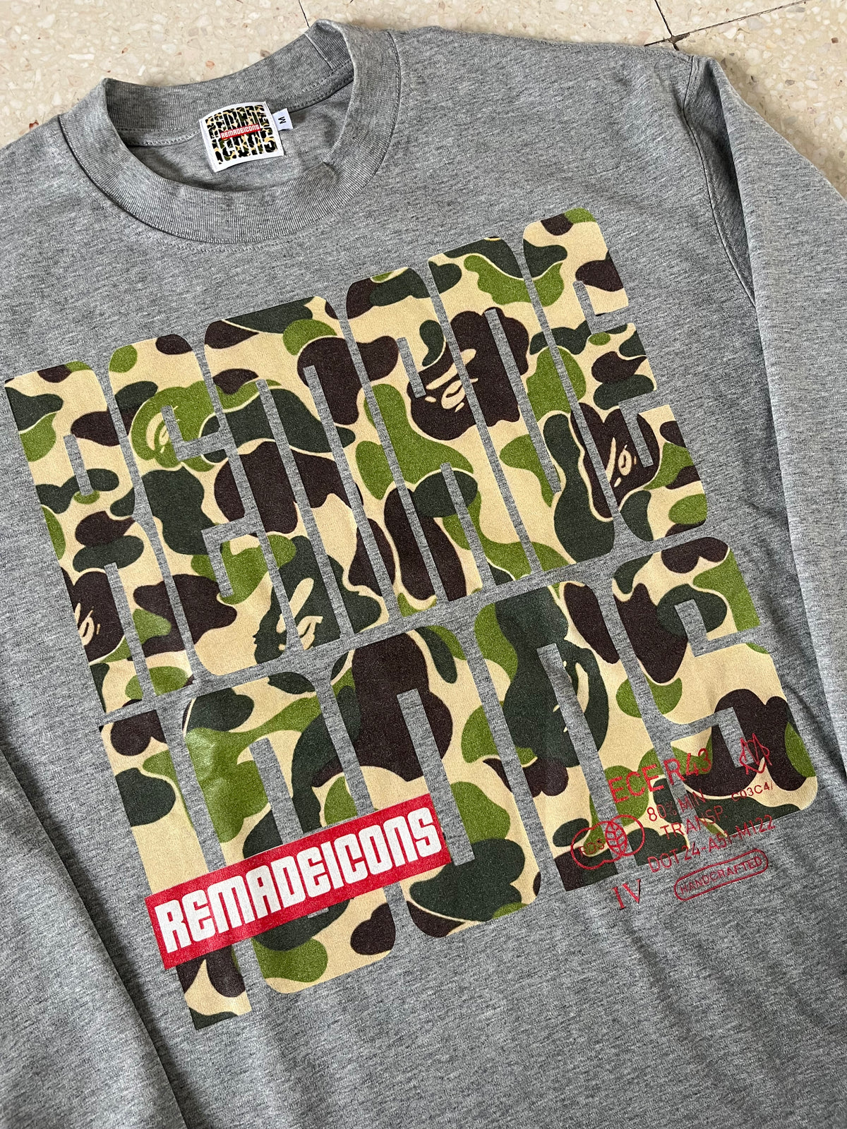 LONGSLEEVE GRIS CAMO