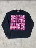 LONGSLEEVE CAMO NOIR/ROSE