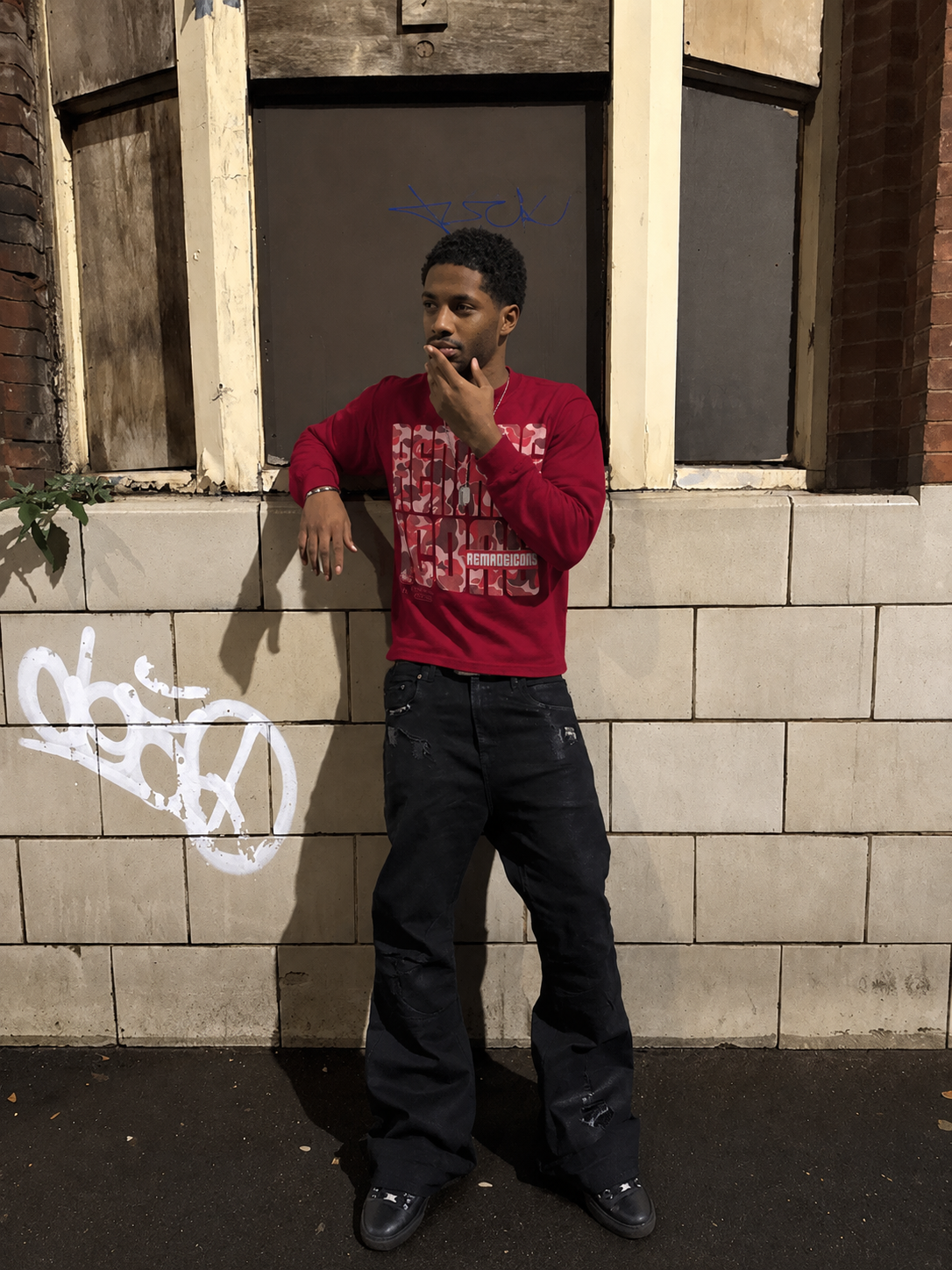LONGSLEEVE CAMO ROUGE