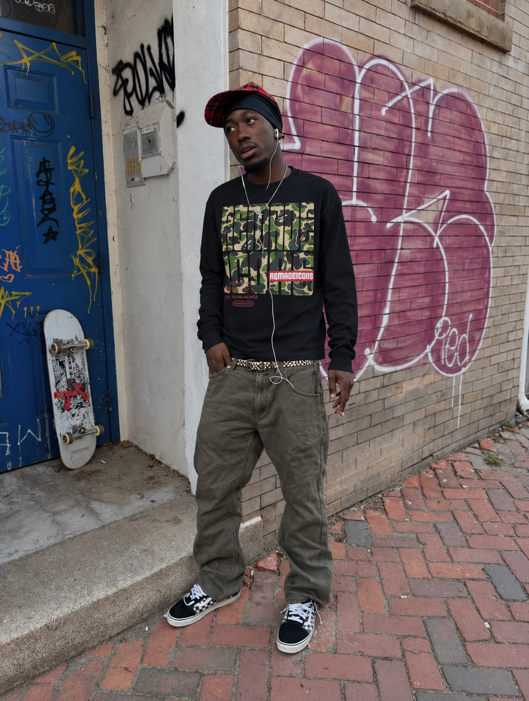 LONGSLEEVE NOIR CAMO